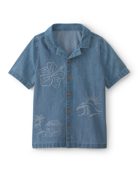 OSHKOSH NIÑO CAMISA DENIM