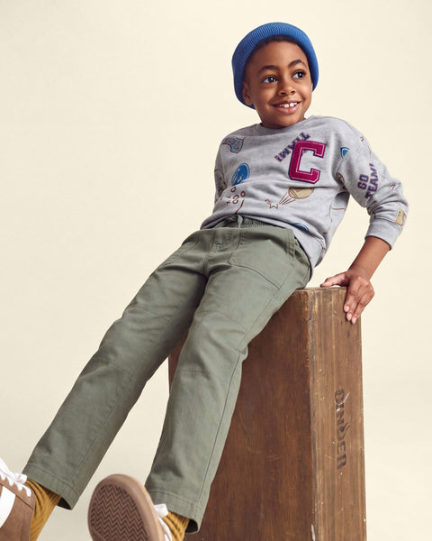Carters Pantalon Everyday Olive para Niño