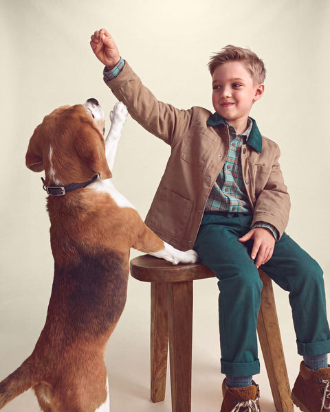 Carters Pantalon Twill Pull On Teal para Niño