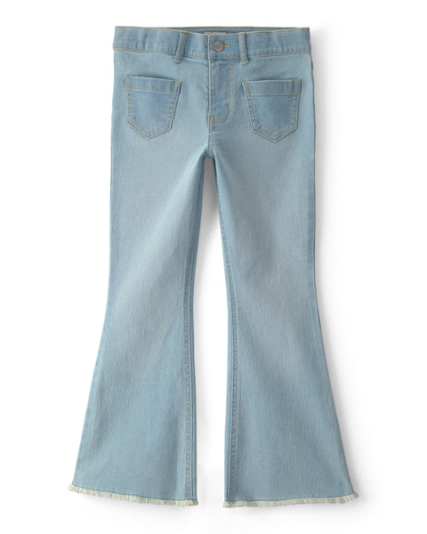 OSHKOSH NIÑA JEAN FLARE LIGHT WASH W/POCKETS
