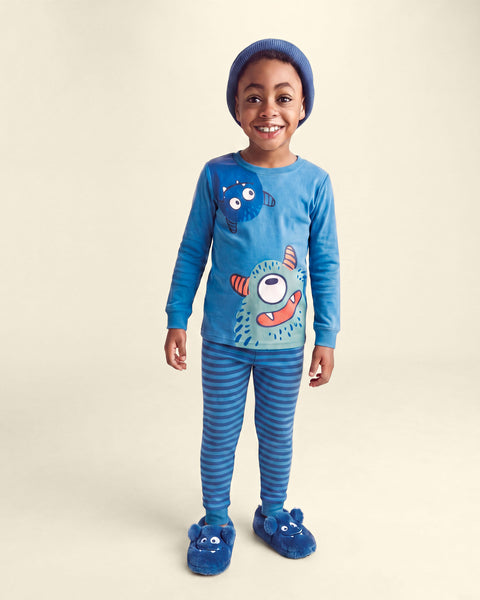 Carters Pijama Cotton Boy Monster 4pcs para Niño
