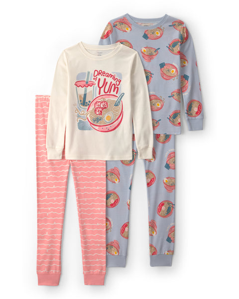 Carters Pijama Cotton Ramen 4pcs para Niño