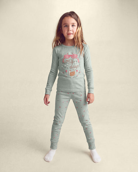 Carters Pijama Cotton Country Chicken 4pcs para Niña