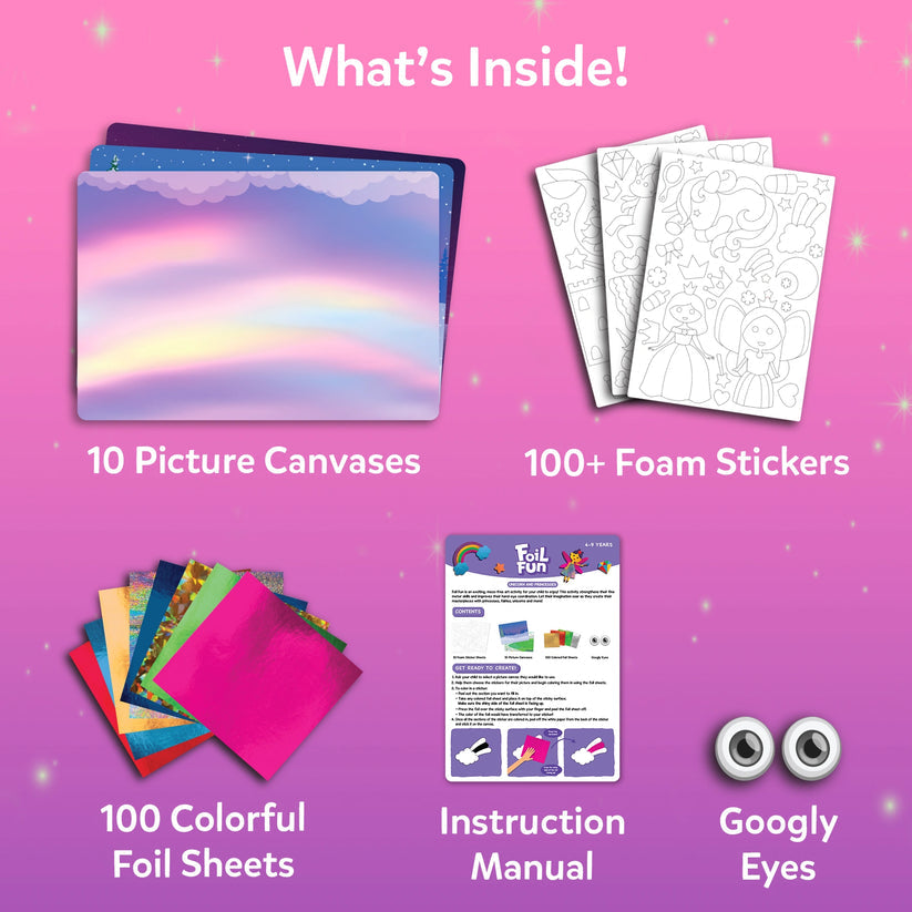 SKILLMATICS FOIL FUN UNICORN & PRINCESSES