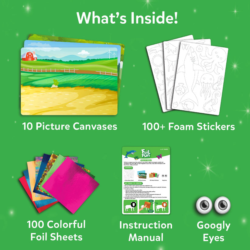 SKILLMATICS FOIL FUN WORLD OF ANIMALS