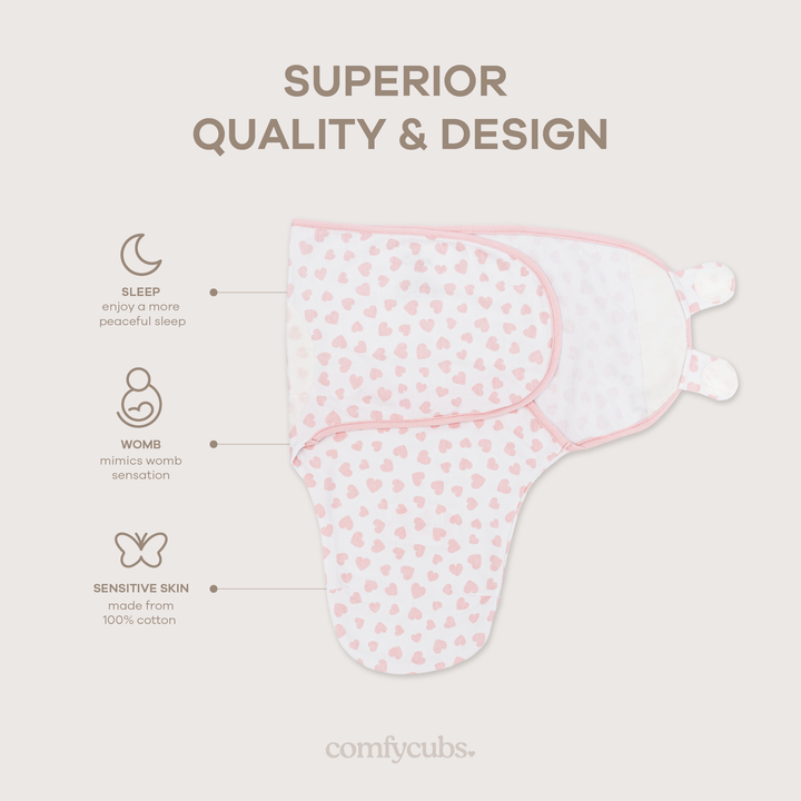 COMFY CUBS BEBE NIÑA ENCHUMBADOR EASY PINK SM