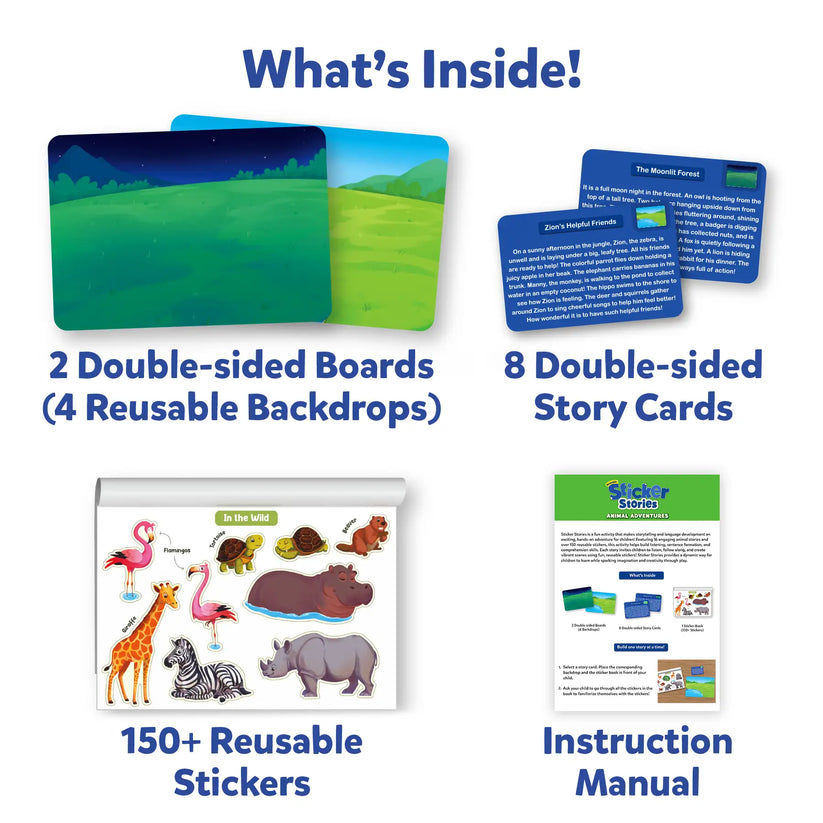 SKILLMATICS STICKER STORIES ANIMAL ADVENTURES