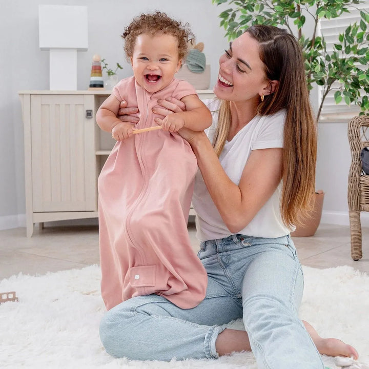 COMFY CUBS BEBE NIÑO SACO DE DORMIR BLUSH/MAUVE