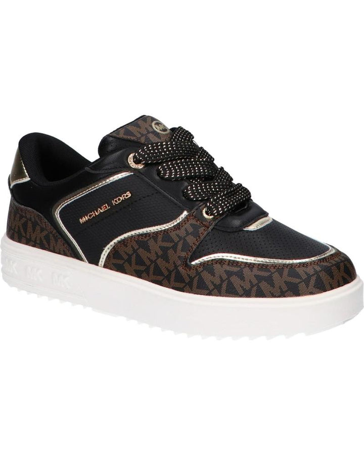 MICHAEL KORS NIÑA ZAPATILLA EMMET RUMI BLACK/BROWN