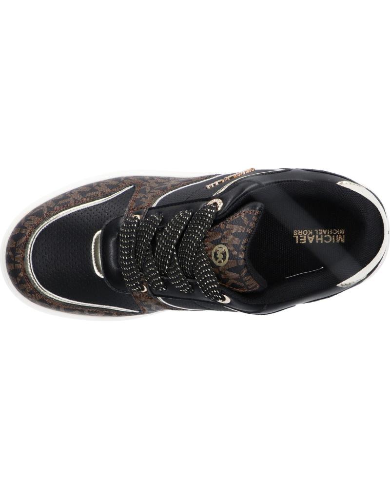 MICHAEL KORS NIÑA ZAPATILLA EMMET RUMI BLACK/BROWN