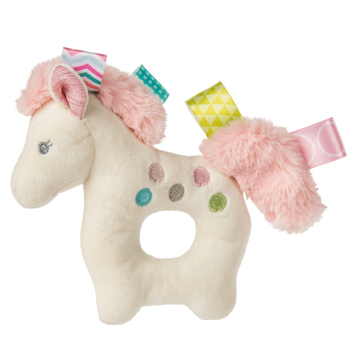 MARY MEYER PELUCHE TAGGIES PAINTED PONY RATTLE
