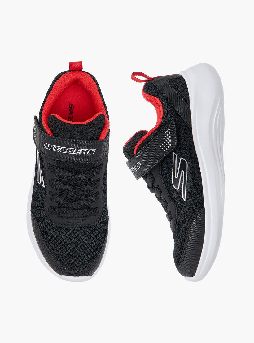 SKECHERS NIÑO ZAPATILLA SELECTORS BLACK/RED