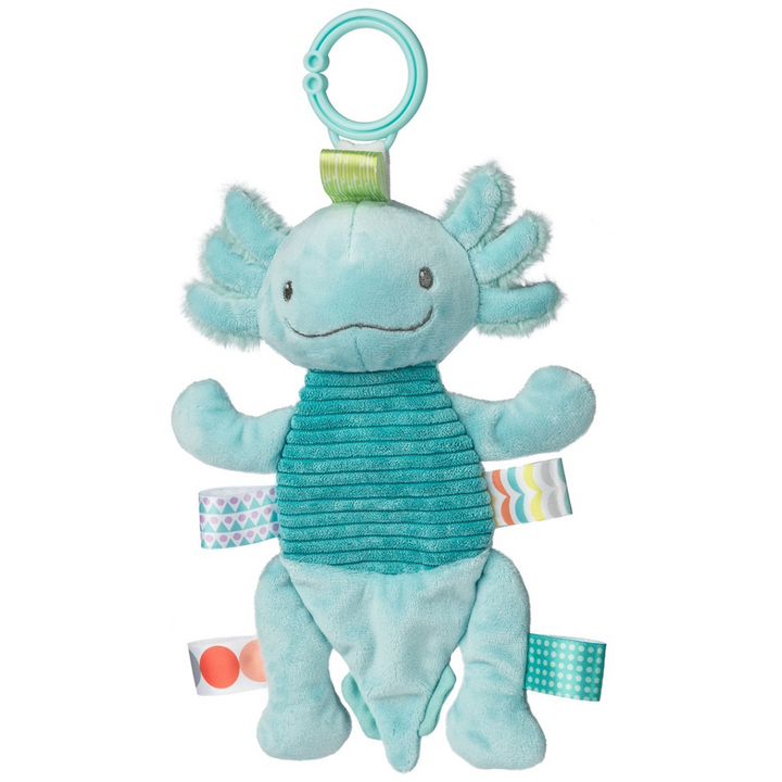 MARY MEYER PELUCHE TAGGIES FIZZY AXOLOTL CRINKIE - AQUA