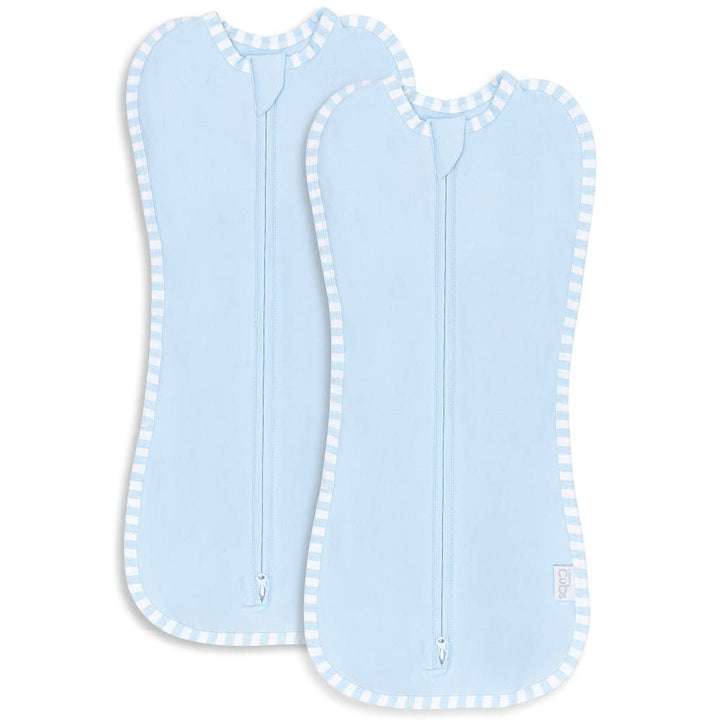COMFY CUBS SACO DE DORMIR ZIPPER SWADDLE BLUE