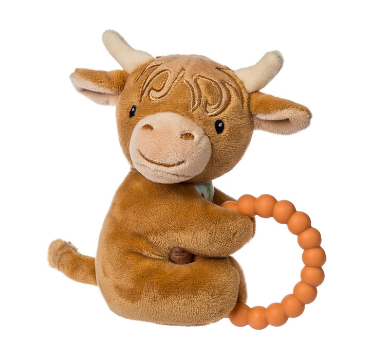 MARY MEYER MORDEDOR HETTY HIGHLAND COW RATTLE