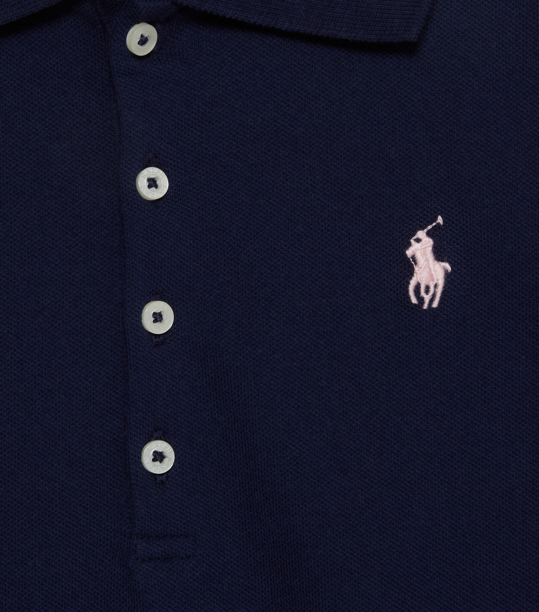 RALPH LAUREN NIÑA POLO STRETCH MESH REFINED NAVY