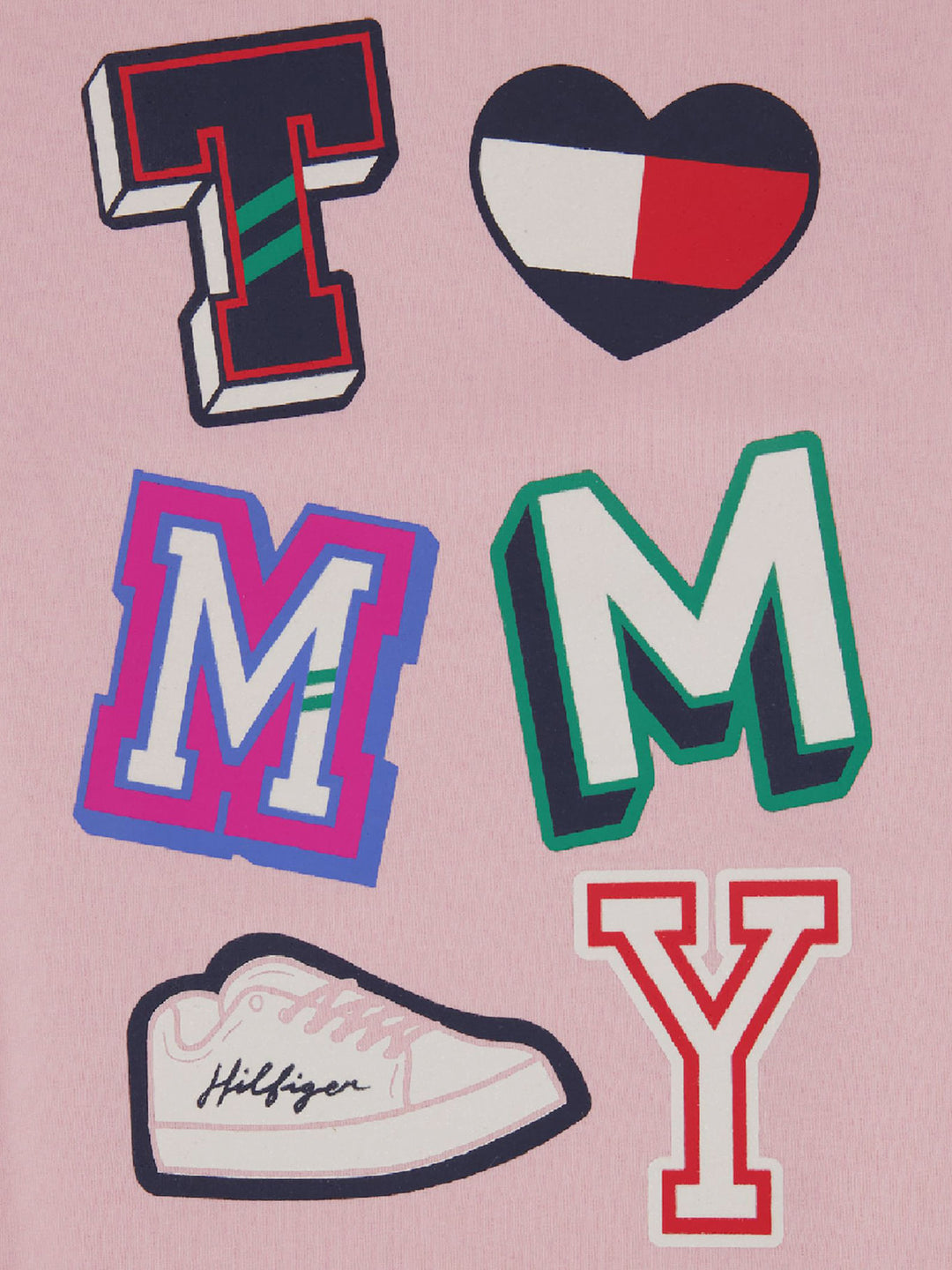 TOMMY HILFIGER NIÑA TSHIRT TOMMY SS ROSE SHADOW