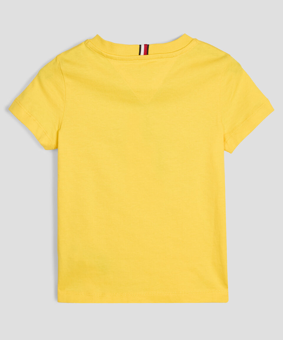 TOMMY HILFIGER NIÑO TSHIRT HILFGER FLAG YACHT APPLIQUE TE STAR FRUIT YELLOW