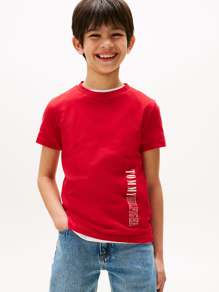 TOMMY HILFIGER NIÑO TSHIRT TOMMY HILFIGER GRAPHIC PRIMARY RED
