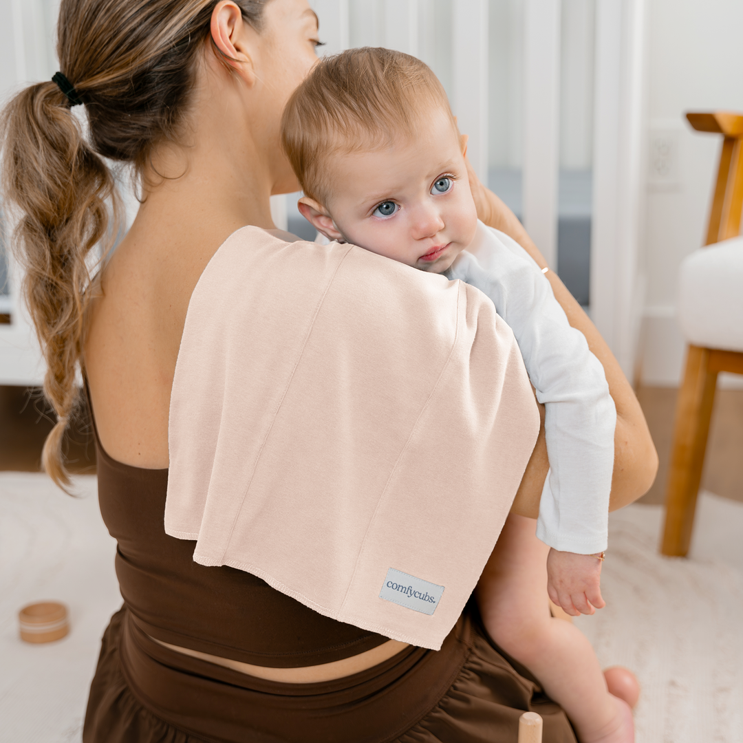 COMFY CUBS BEBE NIÑA SACAGASES COTTON BLUSH 6PK