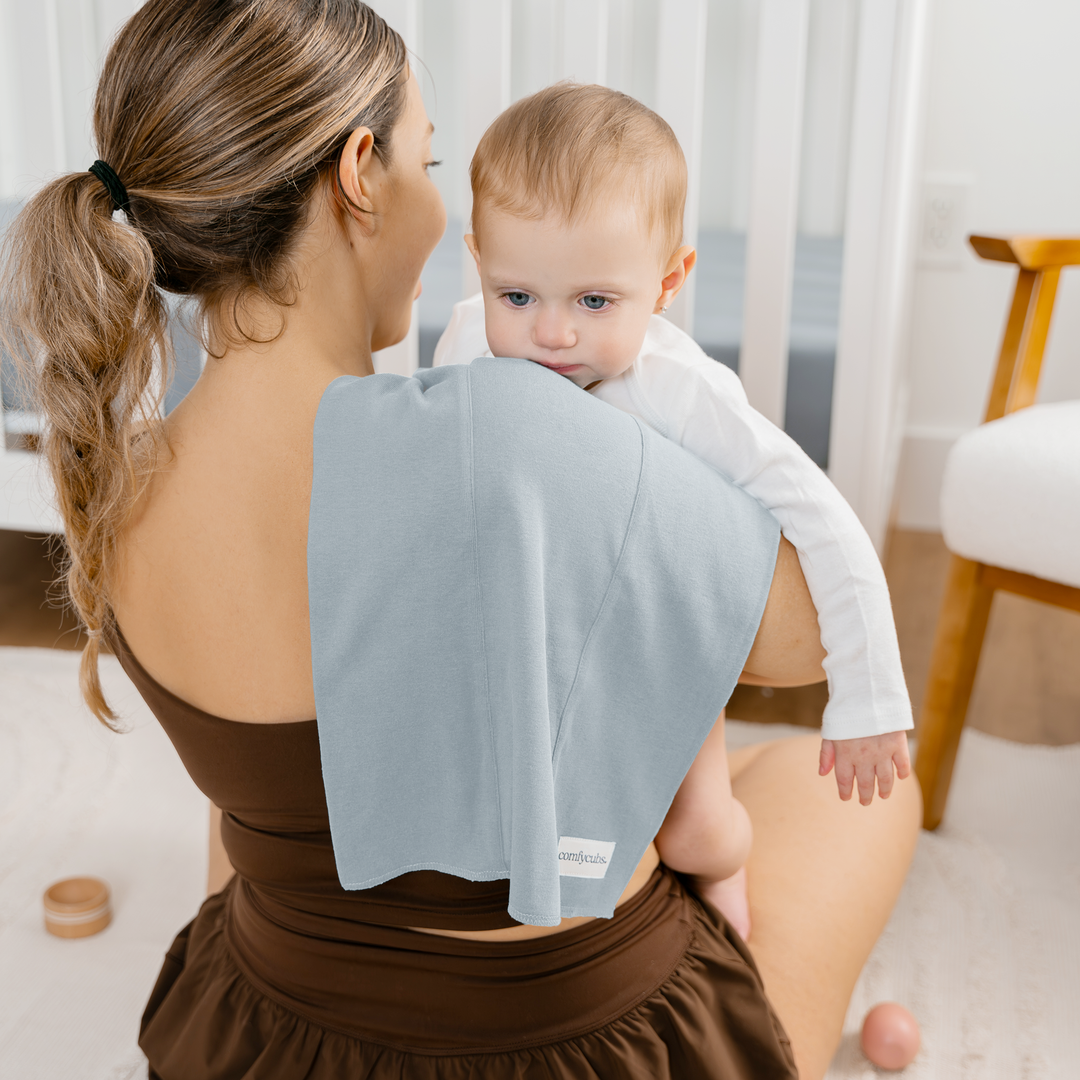 COMFY CUBS BEBE NIÑO SACAGASES COTTON PACIFIC BLUE 6PK