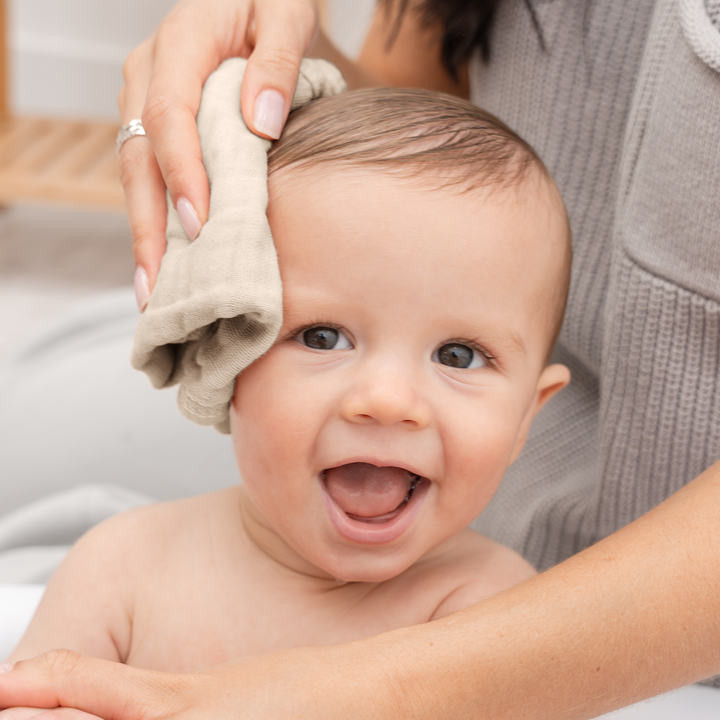 COMFY CUBS BEBE NIÑO TOALLITAS MUSLIN SAND 6PK