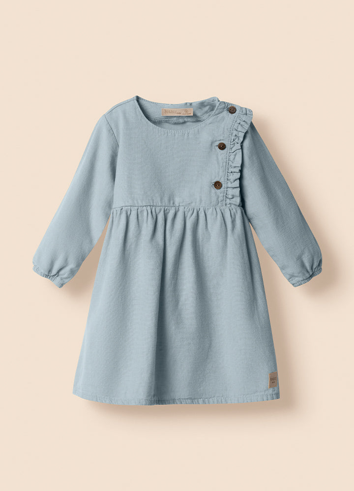 BUGBEE BEBE NIÑA VESTIDO AZUL