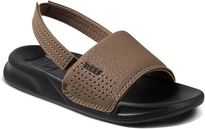 REEF NIÑO CHANCLETA LITTLE ONE SLIDE BLACK/TAN
