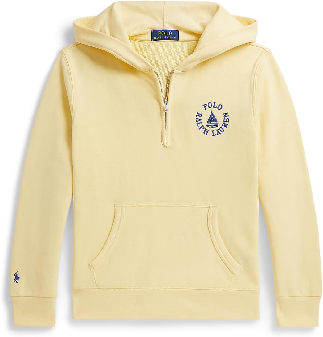RALPH LAUREN NIÑO ABRIGO EASY FRENCH TERRY T-BIRD YELLOW
