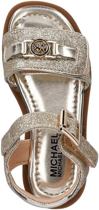 MICHAEL KORS NIÑA SANDALIA KIERAN PALE GOLD GLAM