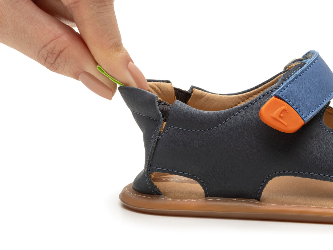 TIP TOEY JOEY BEBE NIÑO SANDALIA EXPLORE NAVY/ CAJA/ BLUE TANG