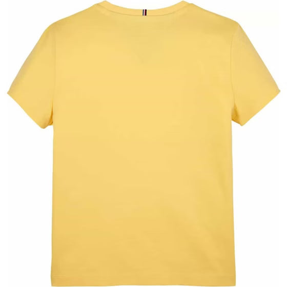 TOMMY HILFIGER NIÑA TSHIRT TONAL FLAG CITRONELLA