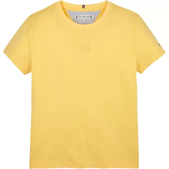 TOMMY HILFIGER NIÑA TSHIRT TONAL FLAG CITRONELLA