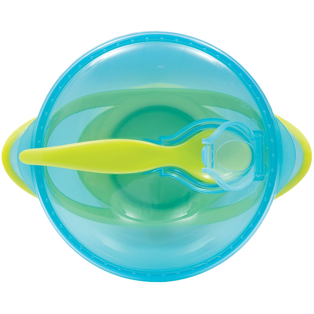 BUBA SET DE BOWL CON TAPA Y CUCHARA AZUL