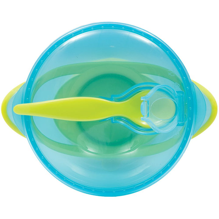 BUBA SET DE BOWL CON TAPA Y CUCHARA AZUL