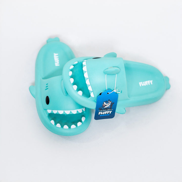 FLUFFY NIÑO CHANCLETA SHARK FRESH AQUA