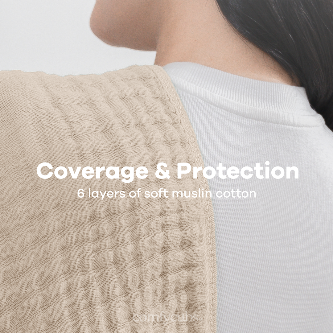 COMFY CUBS BEBE NIÑO SACAGASES MUSLIN SAND 6PK