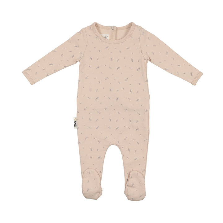 MANIERE BEBE NIÑO PIJAMA ELEGANT LEAVES BISCUIT