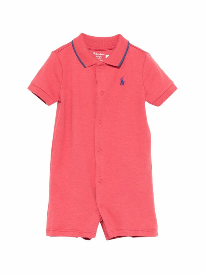 RALPH LAUREN BEBE NIÑO OVEROL 40/1 INTERLOCK NANTUCKET RED