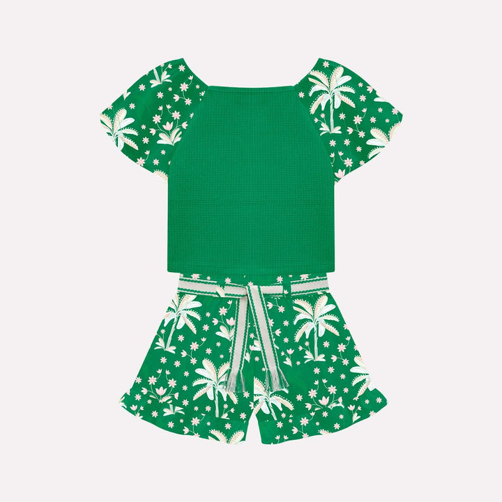 NANAI NIÑA CONJ. DE SHORT VERDE