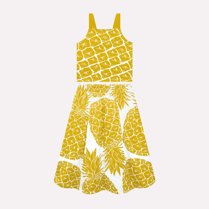 NANAI NIÑA CONJ. DE FALDA MOSTAZA