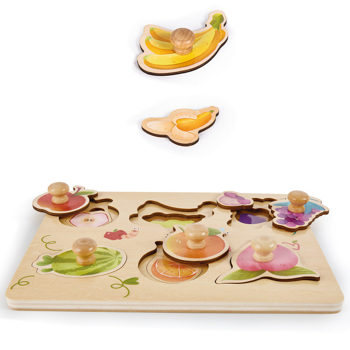 HAPE ROMPECABEZAS DE CAPAS DE FRUTAS