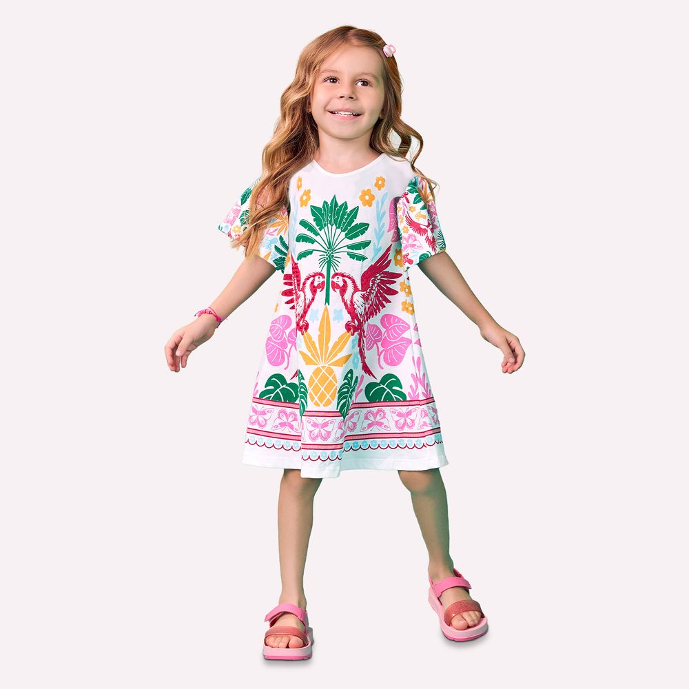 NANAI NIÑA VESTIDO BLANCO