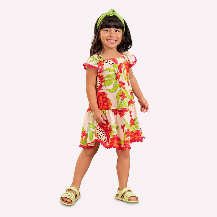 NANAI NIÑA VESTIDO BEIGE