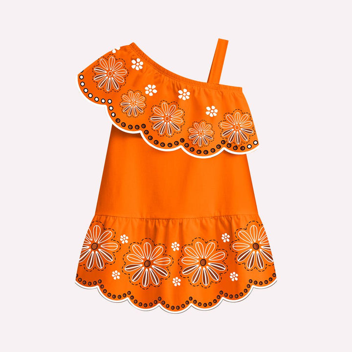 NANAI NIÑA VESTIDO NARANJA