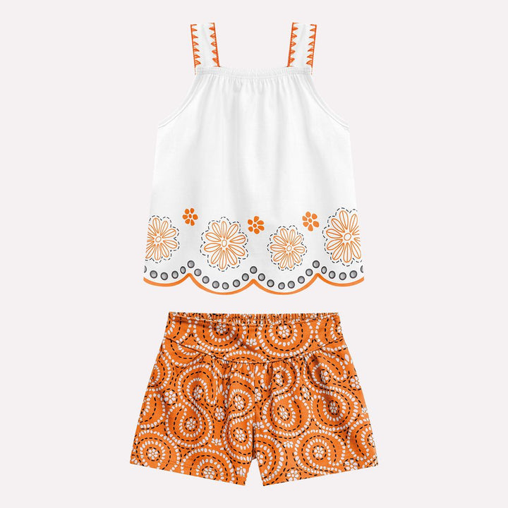 NANAI NIÑA CONJ. DE SHORT BLANCO