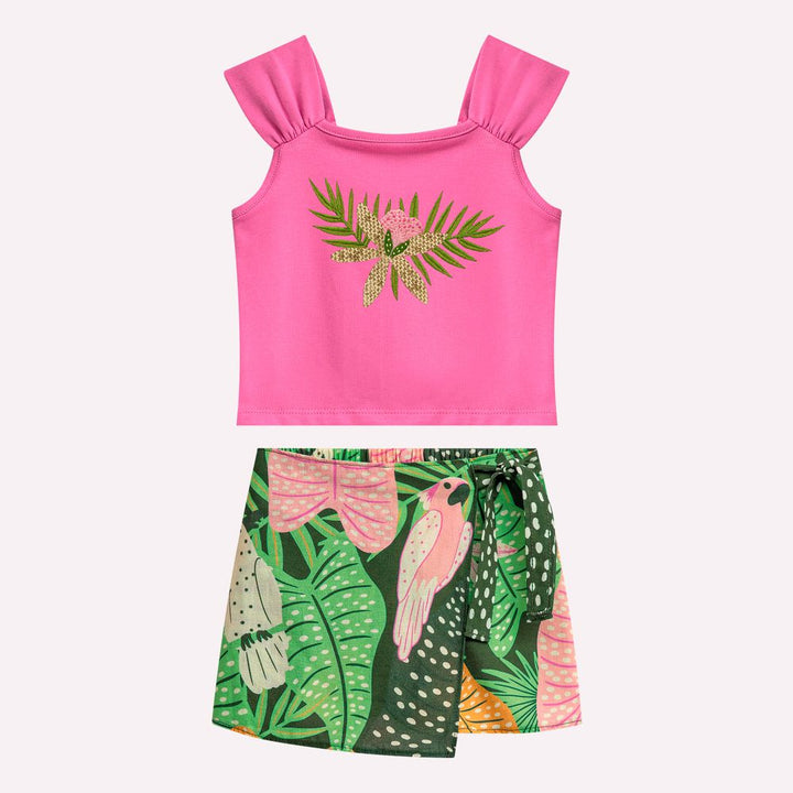 NANAI NIÑA CONJ. DE SHORT MULTICOLOR