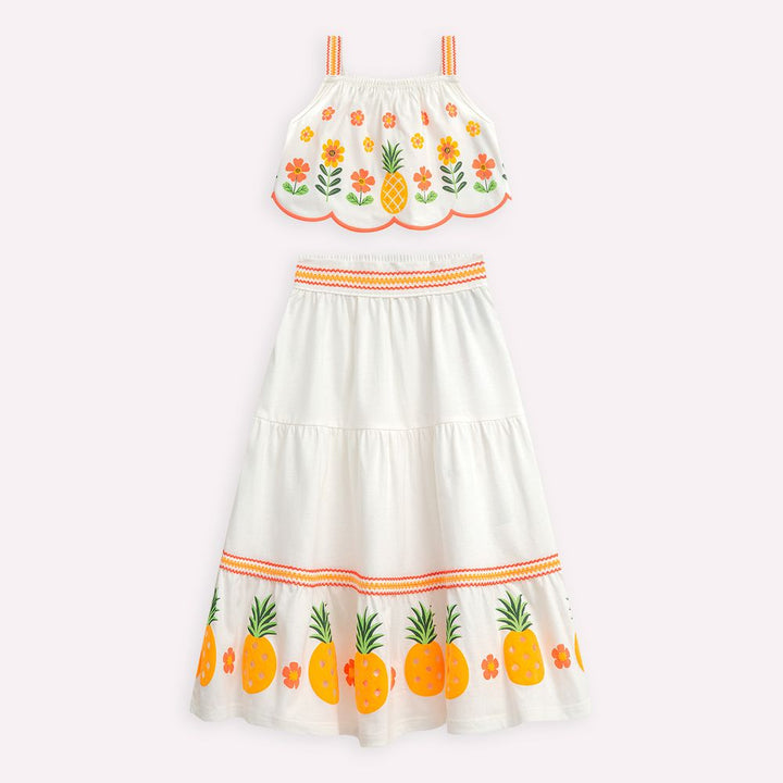 NANAI NIÑA CONJ. DE SHORT BLANCO