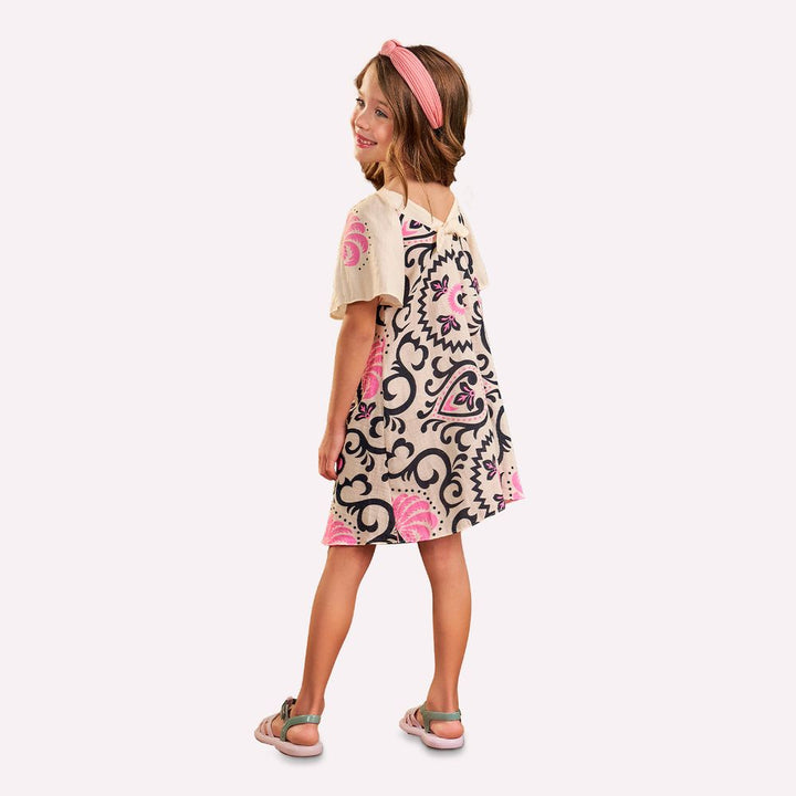 NANAI NIÑA VESTIDO BEIGE