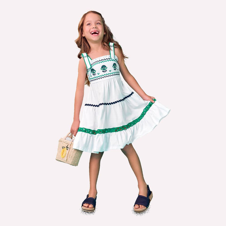 NANAI NIÑA VESTIDO BLANCO